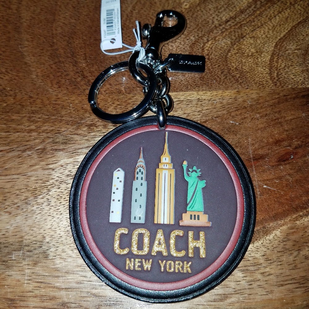 New Coach Key Chain "New York" Very Cool